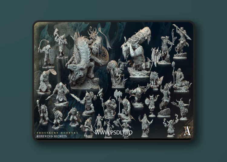 Archvillain Games – Frostburn Horrors – Rimewind Secrets – Bundle – 3D Print Model 1 Archvillain-Games-–-Frostburn-Horrors-–-Rimewind-Secrets-–-Bundle-–-3D-Print-Model