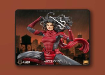 Bastet Figures – Elektra – Marvel Comics – 3D Print Model STL