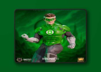 Bastet Figures – Green Lantern – DC Comics – 3D Print Model STL