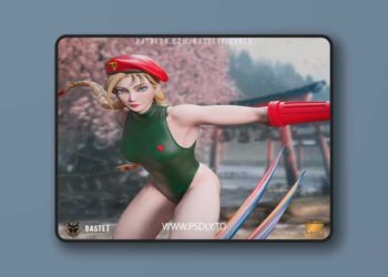 Bastet Figures – Street Fighter – Cammy White – 3D Print Model STL