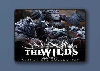 Bestiarum Miniatures – The Wilds Part 2 – 3D Print Model