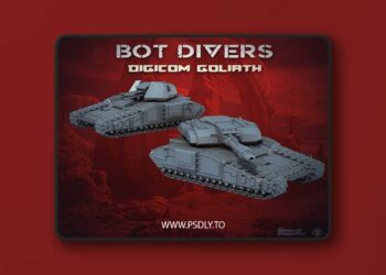 Bot Divers Digicom Goliath – 3D Print Model