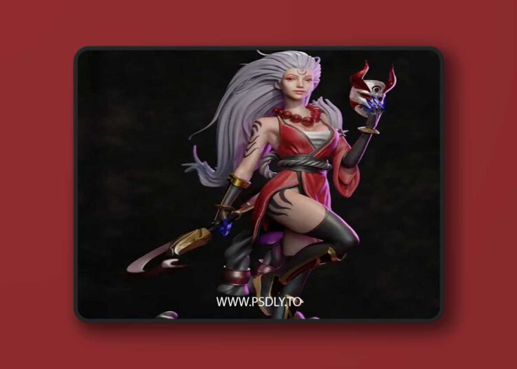 CA 3D Studios – Blood Moon Diana – 3D Print Model STL 1 CA 3D Studios – Blood Moon Diana – 3D Print Model STL