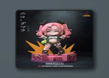 CW Studio – Chibi Nicole Demara – Zenless Zone Zero – 3D Print Model STL