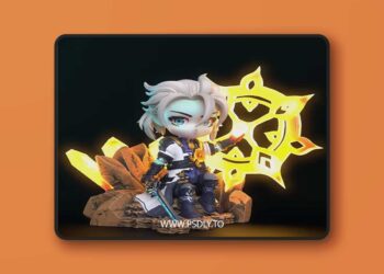 Chuya Factory – Albedo Chibi – 3D Print Model STL