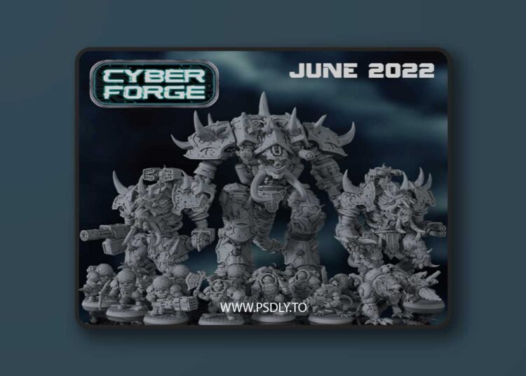 Cyber Forge – June 22 – Galactic Mining League – 3D Print Model 1 Cyber Forge – June 22 – Galactic Mining League – 3D Print Model