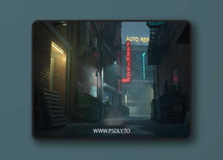 Downtown Alley (4.19+) for Unreal Engine 1 Downtown Alley (4.19+)