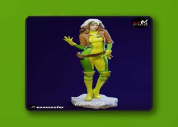 E.S Monster – Xmen – Rogue – 3D Print Model STL