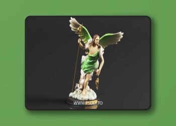Ebros Catholic Church Archangel Angelic Council Saint Raphael 3D print Model