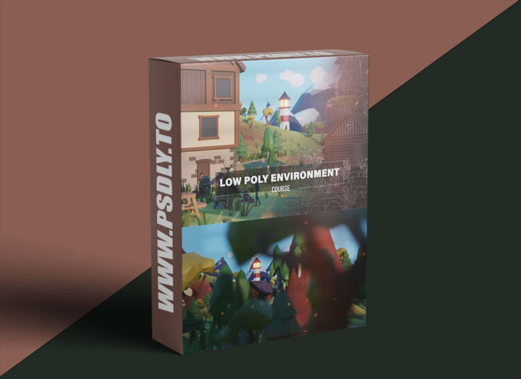 Eldamar Studio - Low Poly Environment Scene Blender Course 1 Eldamar Studio - Low Poly Environment Scene Blender Course