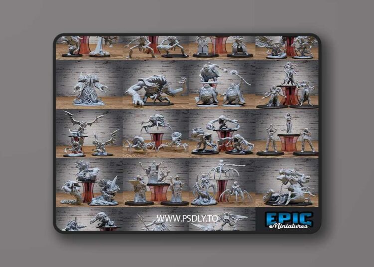 Epic Miniatures – Eldritch Darkness – 3D Print Model 1 Epic Miniatures – Eldritch Darkness – 3D Print Model