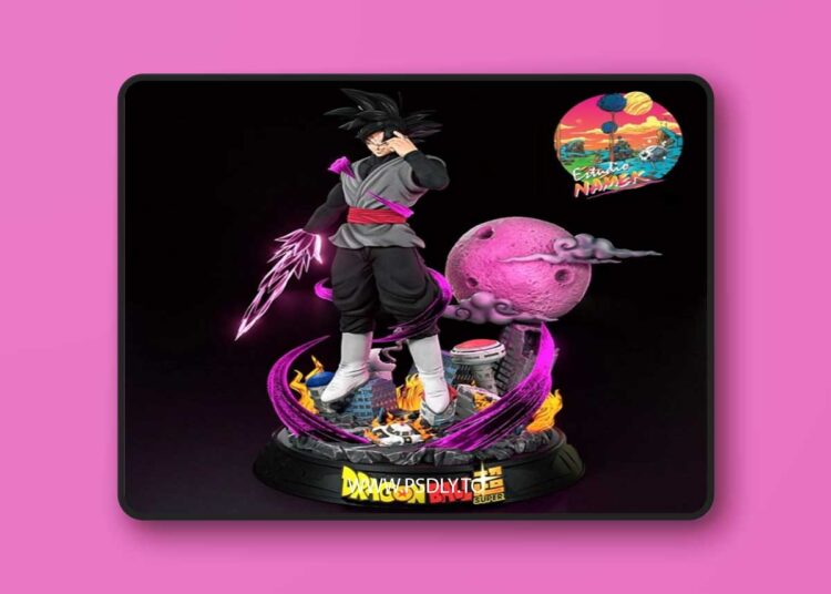 Estudio Namek – Black Goku – 3D Print Model 1 Estudio Namek – Black Goku – 3D Print Model