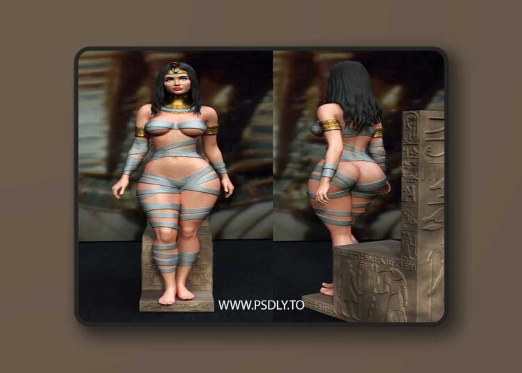 Exclusive – Nude Cleopatra – 3D Print Model STL 1 Exclusive – Nude Cleopatra – 3D Print Model STL