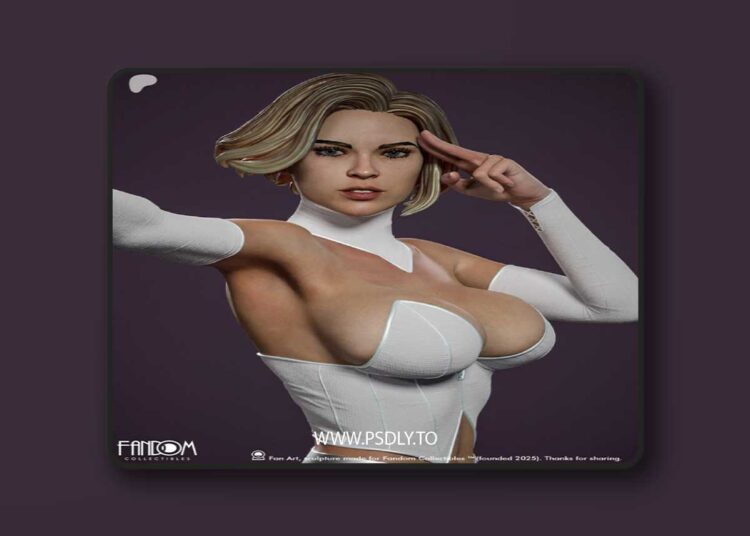 Fandom Collectibles – Emma Frost – 3D Print Model 1 Fandom Collectibles – Emma Frost – 3D Print Model