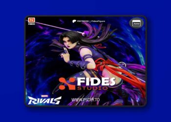 Fides Figure – Psylocke – Marvel Rivals – 3D Print Model STL