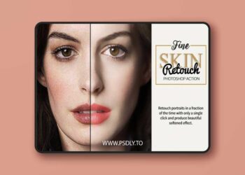 Fine Skin Retouch Photoshop Action 433133