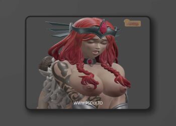 Freyas Fantasys – Freya Pillow – 3D Print Model