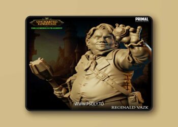 Halfling Rogue – Reginald Vazk – 3D Print Model