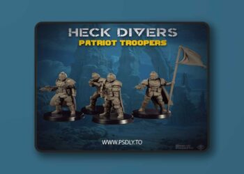 Heck Divers Patriot Troopers – 3D Print Model