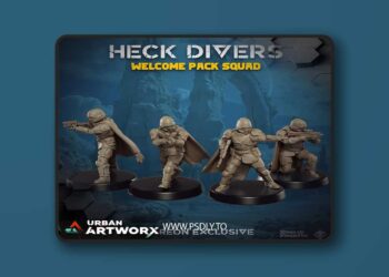 Heck Divers Welcome Pack Squad – 3D Print Model