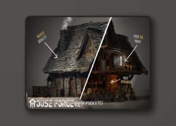 House Forge: Modular House Building Kit (Modular Houses, Medieval Houses, House) [5.2 – 5.6]