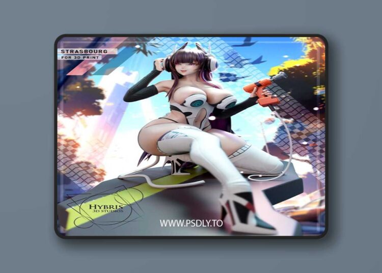 Hybris Studios – Stratosbourg – Azur Lane – 3D Print Model STL 1 Hybris Studios – Stratosbourg – Azur Lane – 3D Print Model STL