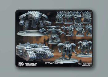 Immaterium God Miniatures – Heirs of the Dark Foundry Vol. III – 3D Print Model