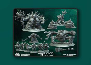 Immaterium God Miniatures – Sons of Decay Vol. VIII – 3D Print Model