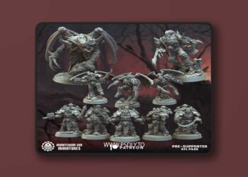 Immaterium God Miniatures – The Bloodfang Legion Vol. I – 3D Print Model