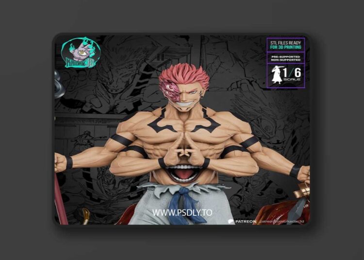 Kaidan – Ryomen Sukuna – 3D Print Model 1 Kaidan – Ryomen Sukuna – 3D Print Model
