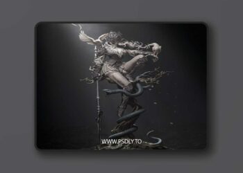 Lenora Queen of Crows – 3D Print Model