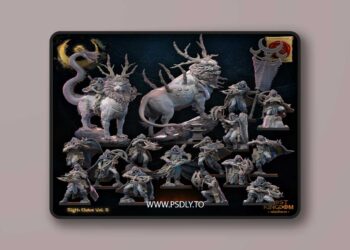 Lost Kingdom Miniatures – Night Elves Vol.8 – 3D Print Model