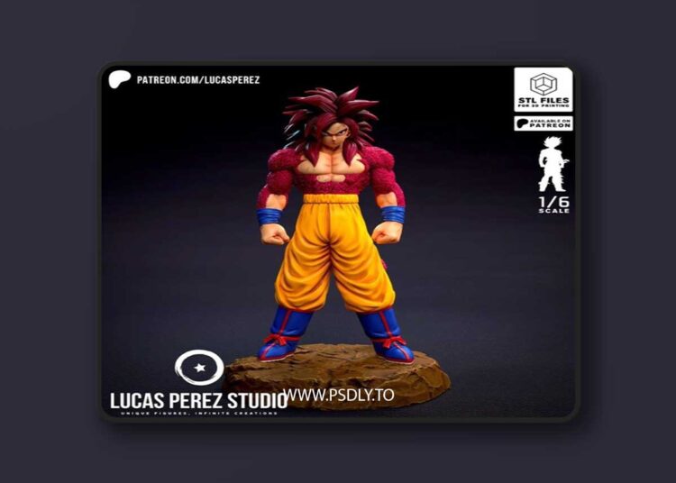 Lucas Perez – Son Goku Super Saiyan 4 Daima – 3D Print Model STL 1 Lucas Perez – Son Goku Super Saiyan 4 Daima – 3D Print Model STL