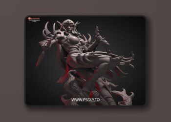 LuftMensch Studio – Sylvanas Shadowlands – 3D Print Model