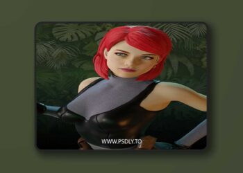 MCM3D – Regina – Dino Crisis – Dino Turmoil – Retro Game 64 – 3D Print Model