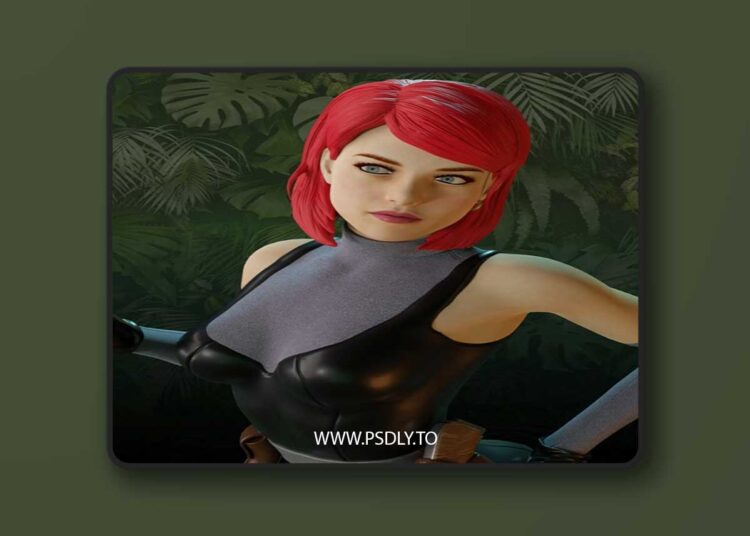 MCM3D – Regina – Dino Crisis – Dino Turmoil – Retro Game 64 – 3D Print Model 1 MCM3D – Regina – Dino Crisis – Dino Turmoil – Retro Game 64 – 3D Print Model