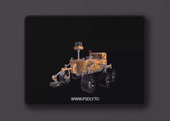 Mars Rover 4 in 1 3D Model