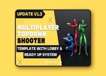 Multiplayer Top Down Shooter Template (5.6)