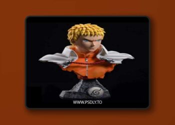 Naruto Bust – 3D Print Model