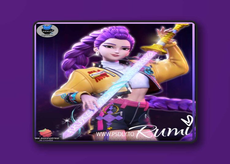 Neko Figurines – Rumi – Kpop Demon Hunters – 3D Print Model 1 Neko Figurines – Rumi – Kpop Demon Hunters – 3D Print Model