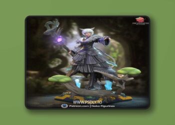 Neko Figurines – Y’shtola Rhul – Final Fantasy – 3D Print Model STL