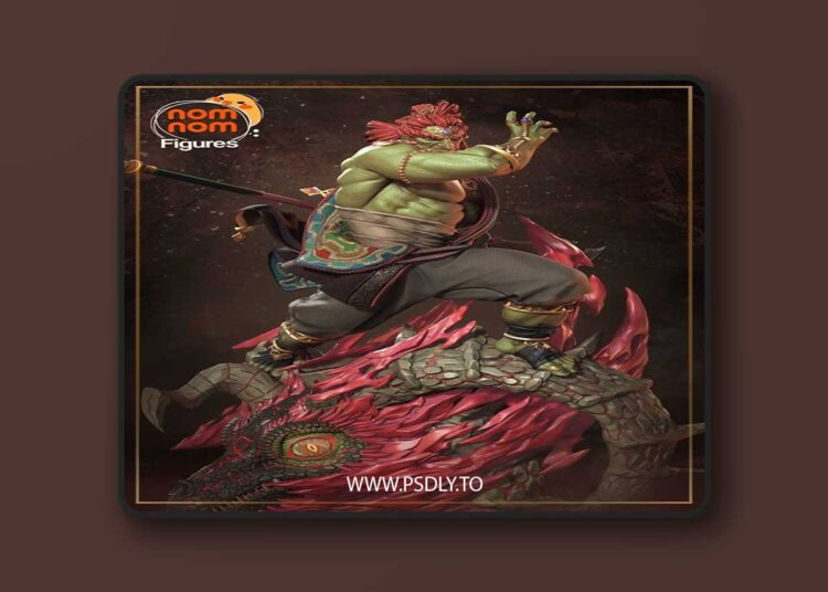 Nomnom Figures – Legend of Zelda Tears of the Kingdom – Ganondorf – 3D Print Model STL 1 Nomnom Figures – Legend of Zelda Tears of the Kingdom – Ganondorf – 3D Print Model STL