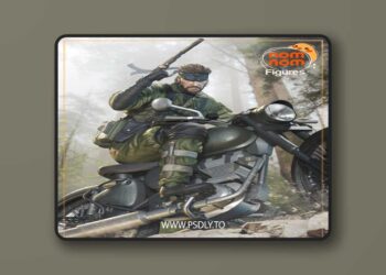 Nomnom Figures – Naked Snake – Metal Gear Snake Eater – 3D Print Model STL