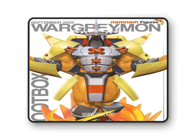 Nomnom Figures – Wargreymon – Digimon – 3D Print Model STL 1 Nomnom Figures – Wargreymon – Digimon – 3D Print Model STL