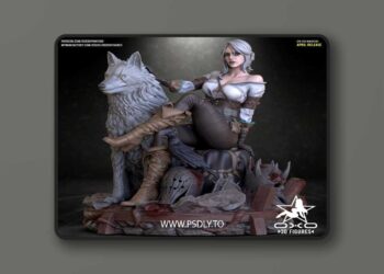 OXO3D – Ciri – The Witcher – 3D Print Model STL
