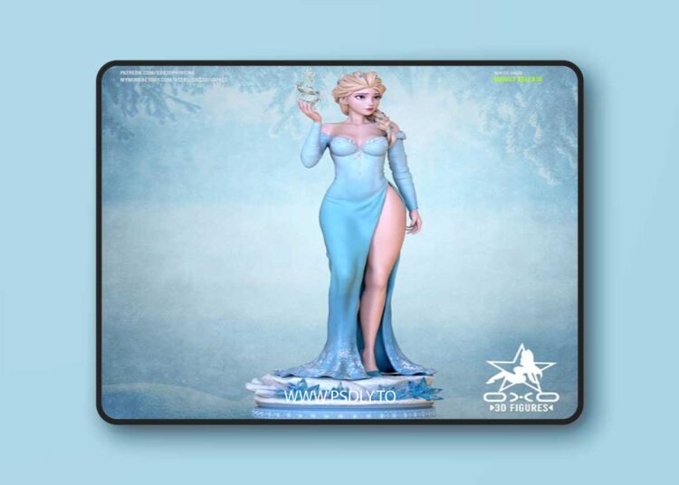 OXO3D – Elsa – Frozen – 3D Print Model STL 1 OXO3D – Elsa – Frozen – 3D Print Model STL