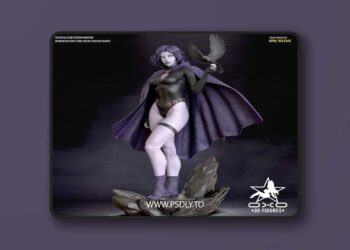 OXO3D – Raven – DC Comics – 3D Print Model STL