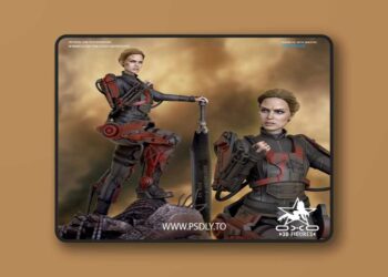 OXO3D – Verdun Edge Of Tomorrow Tabletop Miniature Figure – 3D Print Model STL