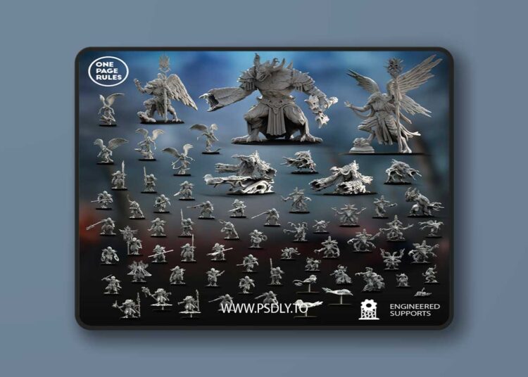 One Page Rules – Change Daemons – Army Bundle – 3D Print Model 1 One Page Rules – Change Daemons – Army Bundle – 3D Print Model