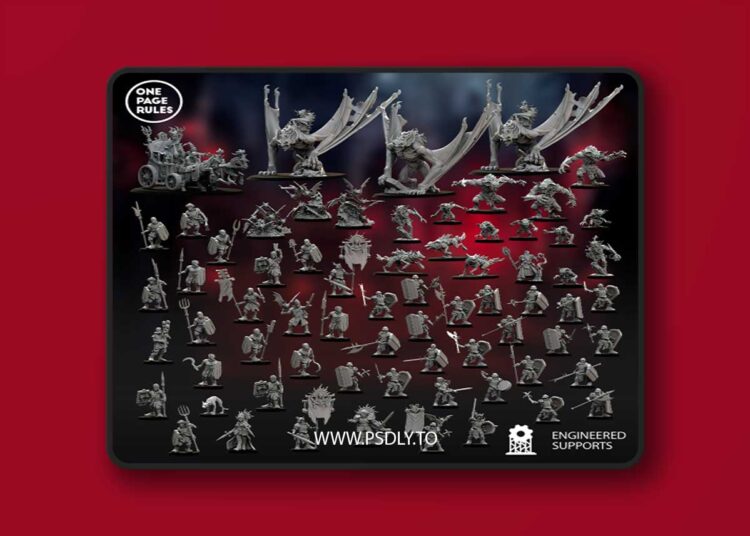 One Page Rules – Vampiric Undead Bundle – 3D Print Model 1 One Page Rules – Vampiric Undead Bundle – 3D Print Model